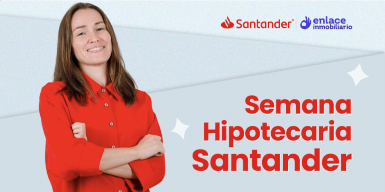 Mujer sonriente representando la campaña Semana Hipotecaria Santander